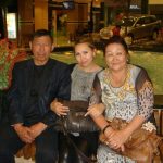Orazimbetovs in 2010 (Aizhan, my host sister, in center)