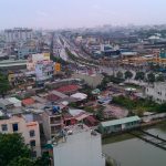 Vietnam Highway 22 from Phu Yen Apartment - HCMC, Vietnam