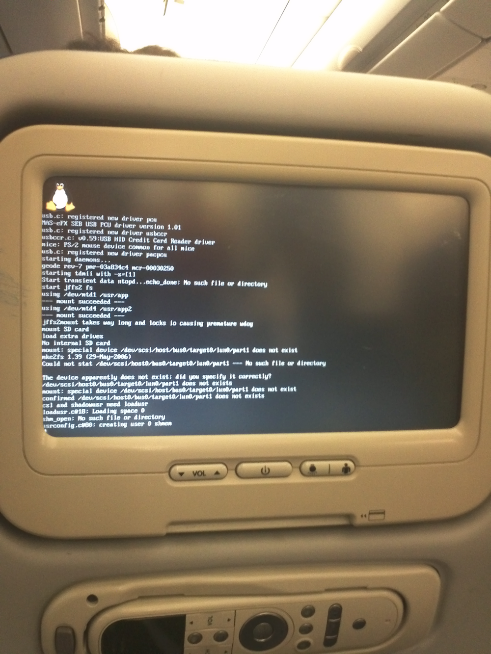 Linux powered airlines.
