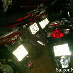 Blocking motorbikes - Saigon, Vietnam