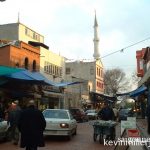 Turkish Shops outside Fatih Cami - Istanbul, Turkey