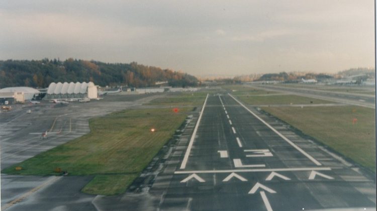 Landing at Boeing Field (Seattle, Wa.)