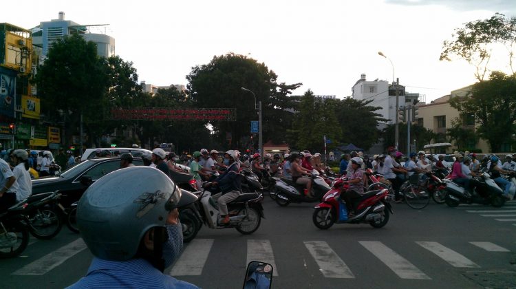 Yet Another crazy Saigon traffic jam