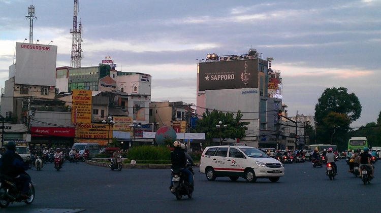 Sapporo Beer Sign in Saigon