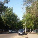 Crossroad of Mustafina street
