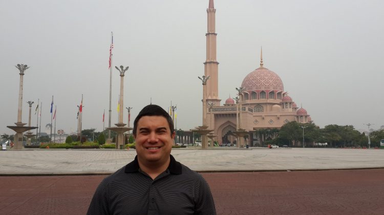 Yours truly in front of the Putrajaya Mosque